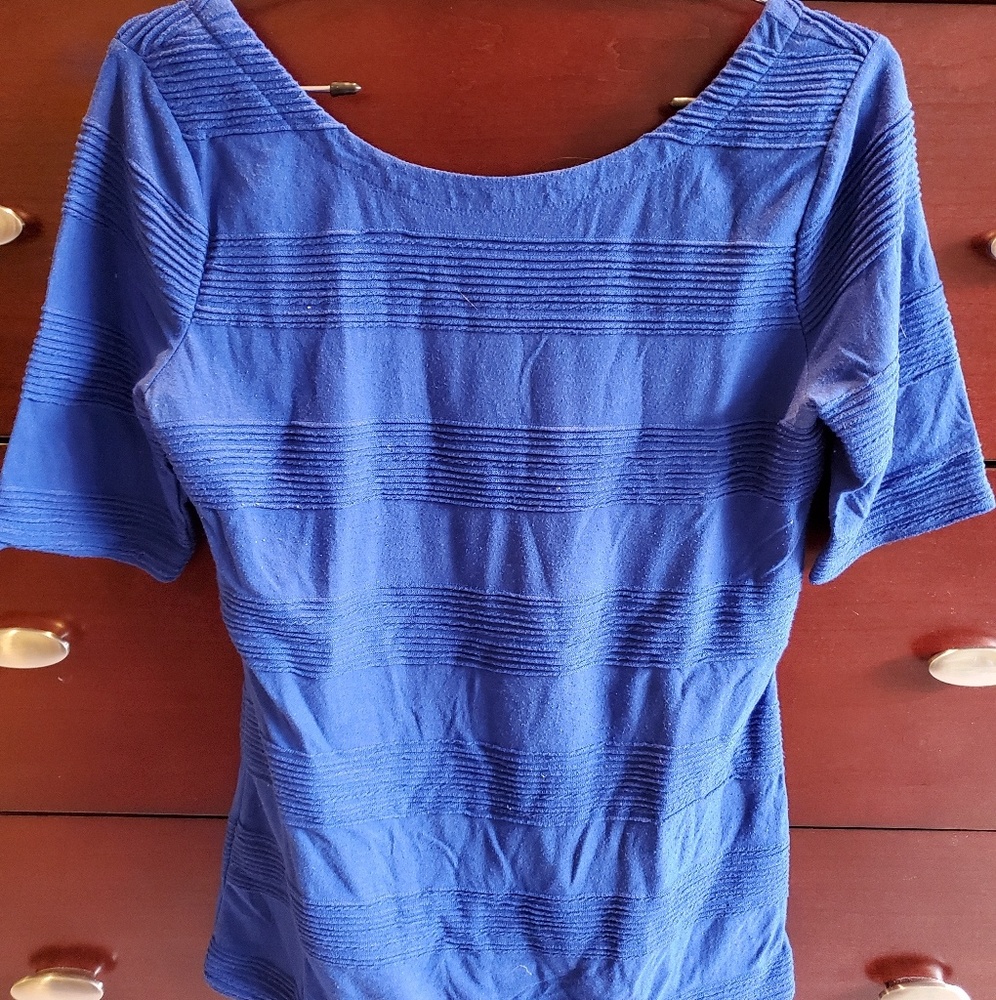 Blue Banana Republic 3/4 Sleeve Shirt